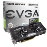 EVGA GeForce GTX760 FTW with ACX Cooler 4GB GDDR5 256Bit Dual-Link DVI-I DVI-D HDMI DP SLI Ready 04G-P4-3768-KR